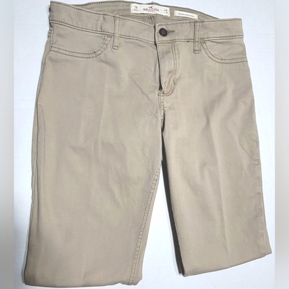 Hollister Womens Skinny 5-Pocket Tan Pants Size 28 x 30 - Picture 3 of 9